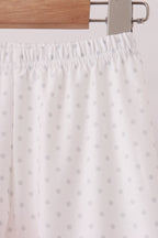 Pink big sister embroidery ruffle pants set