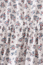 Teal floral mom dress