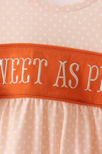 Sweet as pie embroidery bloomer set
