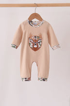 Camo Deer Applique Romper