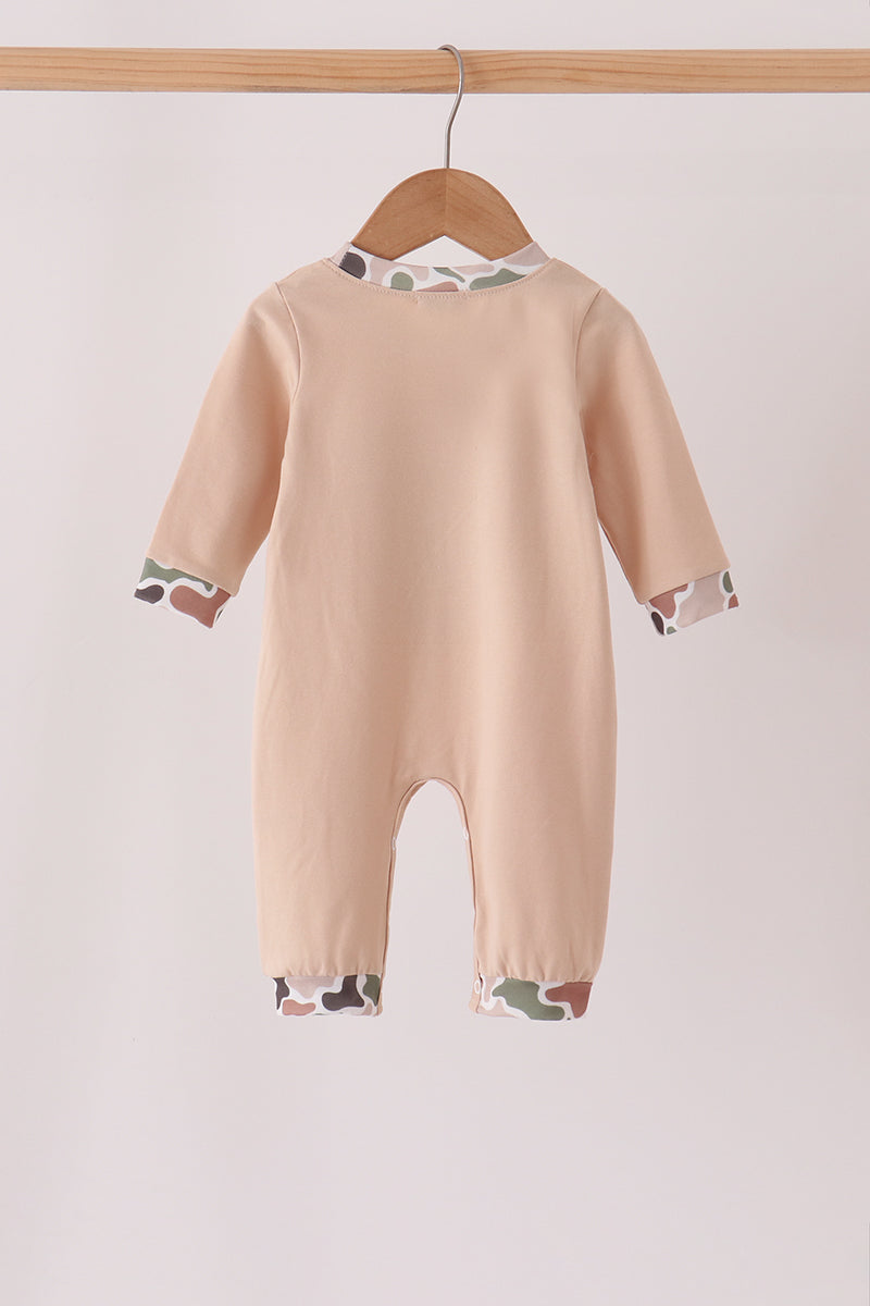 Camo Deer Applique Romper