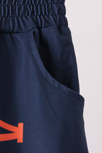 Navy Auburn checkered pants