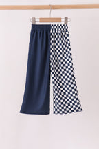 Navy Auburn checkered pants