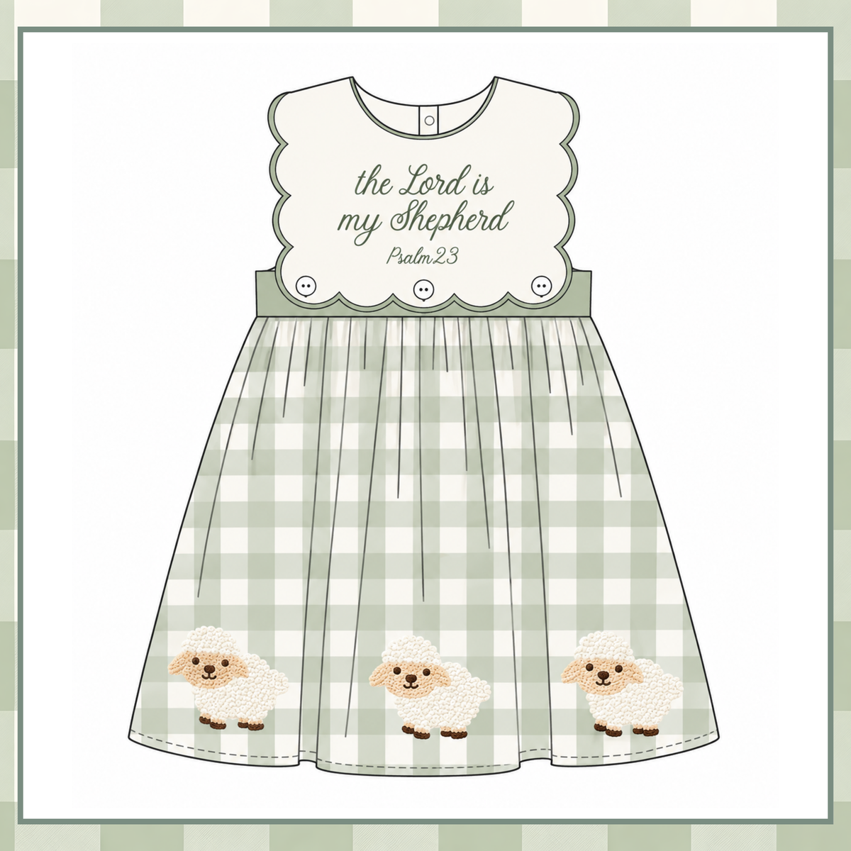 PO7: Shepherd Girls Dress