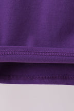 Premium Purple LSU 01 applique top