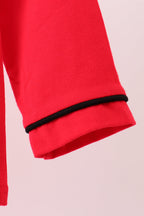 Premium Red Georgia bulldog embroidery cardigan