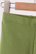 Forest scalloped leggings