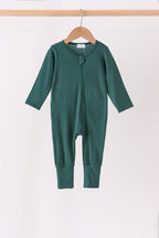 Forest zipper bamboo anti-slip romper