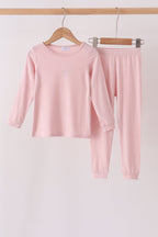 Pink bamboo pajama set – wholesale for boutiques | Honeydew USA