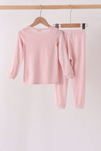Pink bamboo pajama set – view 6