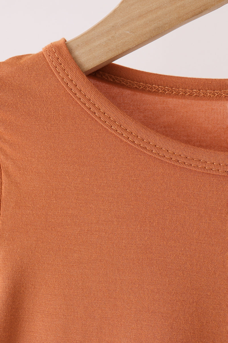Caramel bamboo pajama set – view 2
