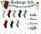 Stockings Preorder ETA End. Nov.