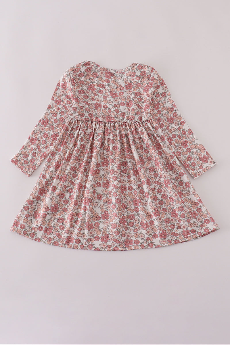 Floral print mom&me dress