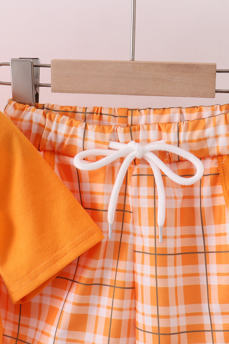 Tennessee Go vols smocked shorts set
