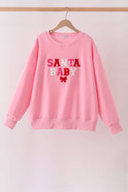 Pink Santa Baby French Knot Mom&me Top