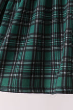 Forest Plaid Smocked Pants Set