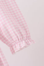 Pink Nutcracker Smocked Ruffle Dress