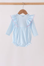 Blue Castle Embroidery Ruffle Bubble