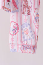 Pink Character Bamboo Pajama Set