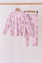 Pink Character Bamboo Pajama Set