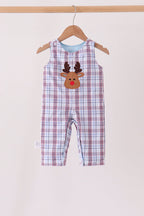 Blue plaid deer reversible jonjon