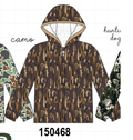 Brown Camouflage Raincoat